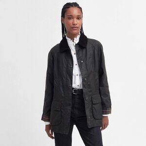 Barbour Classic Beadnell Women’s Waxed Cotton Jacket in Black